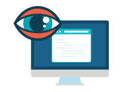 No advertisements or censorshop Computer Eye