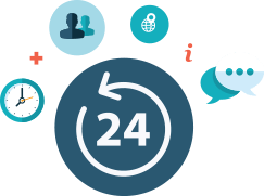 24/7 uptime 24 Circle